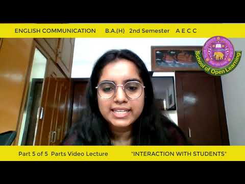 ENGLISH COMMUNICATION - PART - 5 By - MS KOMAL