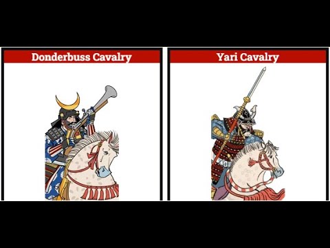 Total War: SHOGUN 2 1vs1: Donderbuss Cavalry vs Yari Cavalry