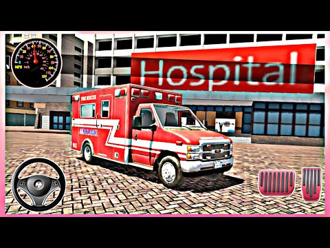 Real US Ambulance Rescue Simulator - 911 Emergency City Rescue Van Driver 3D : Android Gameplay