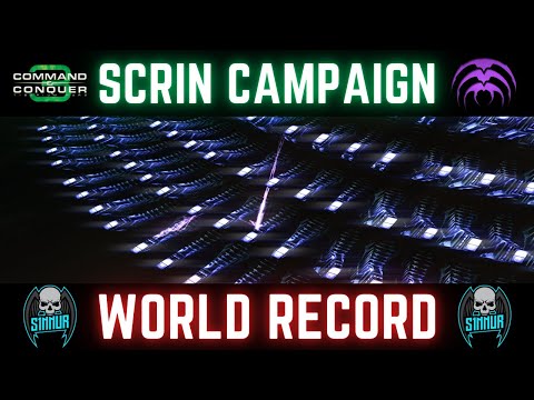 C&C3 Tiberium Wars Scrin Campaign [Hard, 100%] WORLD RECORD Speedrun