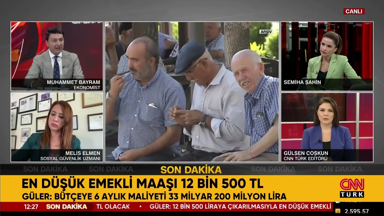 #SONDAKİKA En Düşük Emekli Maaşı 12.500 TL Oldu!