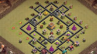 【クラクラ】ハイフリさんのホグラッシュ TH8全壊
