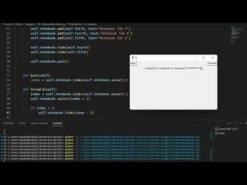 How to hide (or limit) Tkinter Notebook Tabs (ttk)