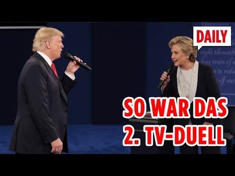 Hillary Clinton vs. Donald Trump - Das 2. TV-Duell / Daily Spezial / Analyse