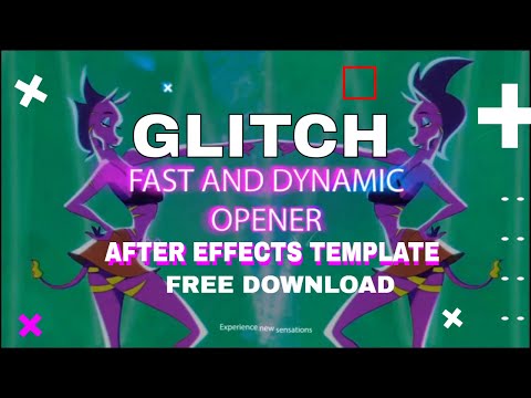 GLITCH FAST AND DYNAMIC OPENER AFTER EFFECTS TEMPLATE FREE DOWNLOAD