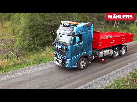 , title : 'Mählers Grader Blade HB5 on a Volvo Truck'