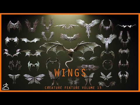 WINGS - 33 Creature & Character 3D Models