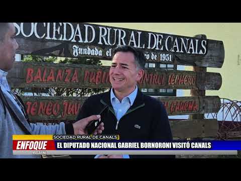 GABREIL BORNORONI VISITÓ CANALS - 27 DE JULIO 2026
