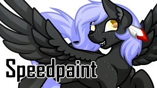 MLP Speedpaint - Cloudy Night