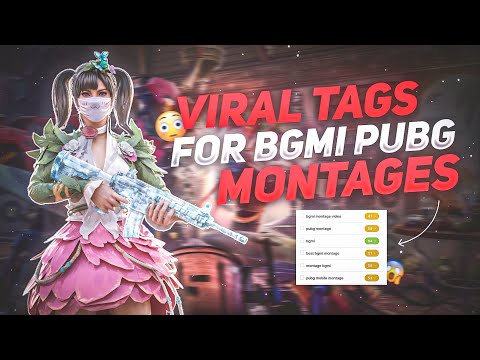 🔥How to Find Viral Tags for Bgmi Montages/Videos | YouTube Keywords to Get Views