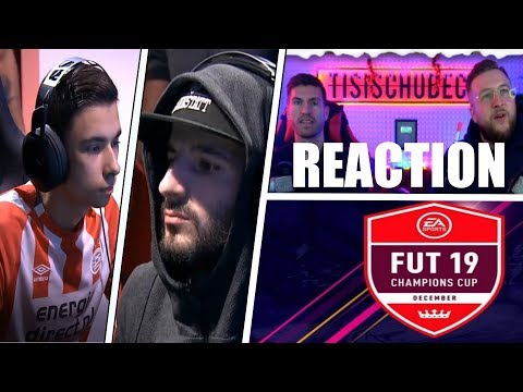 Tisi Schubech reagiert auf DR ERHANO vs STEFANO PINNA E-Sportler FIFA 19 FUT CHAMPIONS CUP