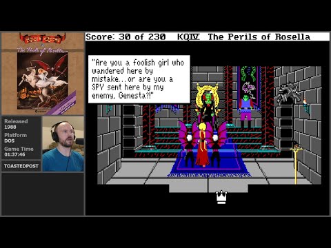 King's Quest IV: The Perils of Rosella (DOS) (Playthrough: Part 1/2)