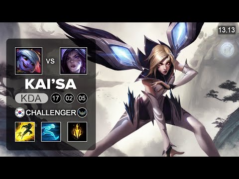 Kai'Sa vs Tristana ADC - KR Challenger - Patch 13.13 Season 13