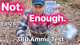 HSL 100gr JHP FAILS .380 ACP S&W Bodyguard 2.0 Ballistics Test — Episode 28