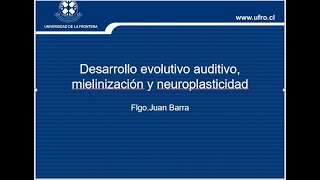 Desarrollo evolutivo auditivo, mielinización y neuroplasticidad