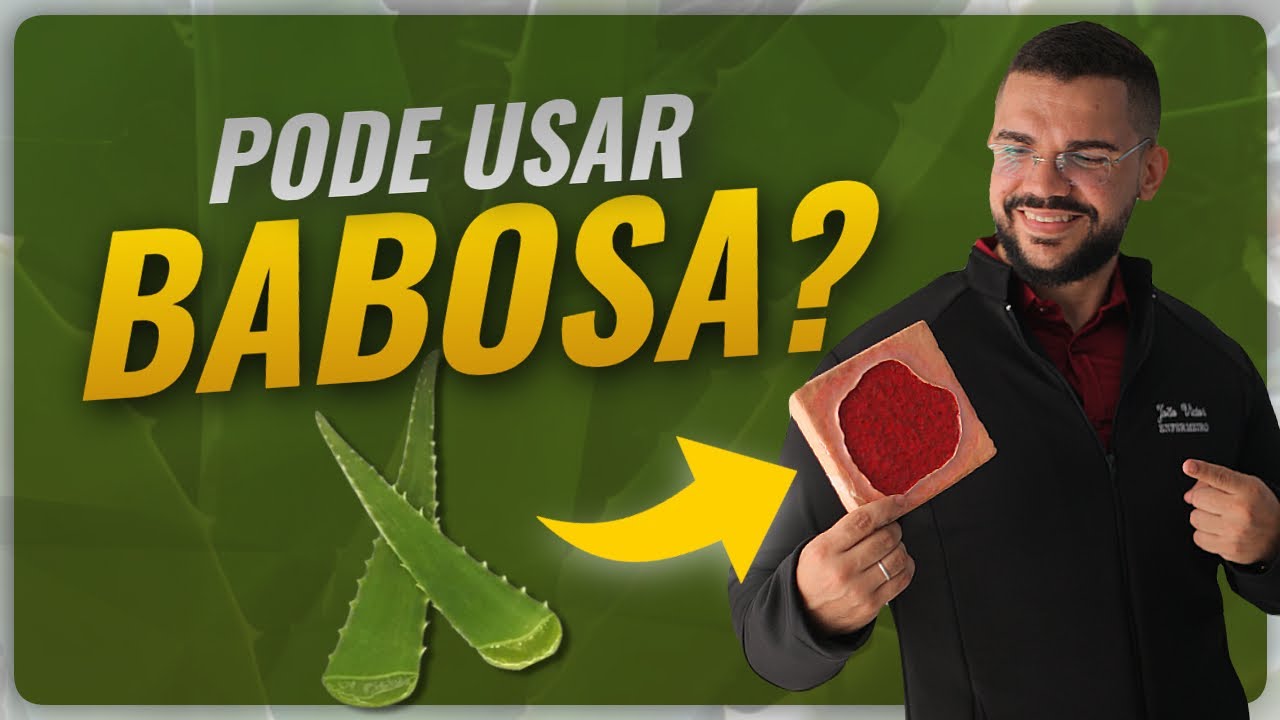 POSSO UTILIZAR BABOSA PARA CICATRIZAR FERIDA?  (ENTENDA)