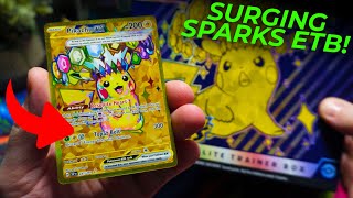 "Surging Sparks" Elite Trainer Box Opening!