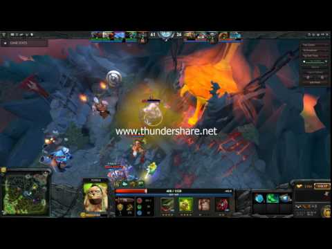 PUDGE VS PA ( divine rapier )