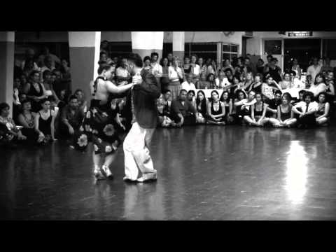  Marisol Morales  and  Alejandro Larenas  are  dancing  to  a  tango  at  Rosario Tango Festival  in  2015