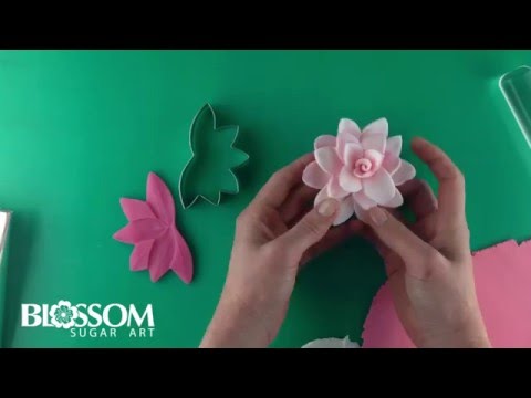 Lily 2 pc flower cutter & mould set Lily 2 pc flower cutter & mould set