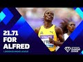 Alfred Stuns With 21 71 World Lead In London Wanda Diamond League
