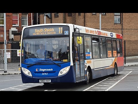 TAKES ON A19: Route X24 | SN63VUY/36965 - Stagecoach North East: ADL E20D/ADL Enviro 200