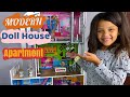 MODERN APARTMENT DOLL HOUSE Review And Tour Kids Toys
