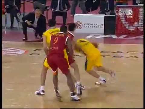 LOTTOMATICA ROMA vs MAROUSSI B.C FT 74-87 2009-2010