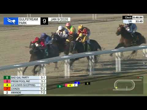 Gulfstream Park January 9, 2026 Race 9