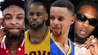 21 Savage & Offset BET $50,000 on CAVS vs Warriors Game 1