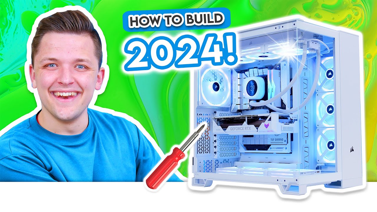 How to Build a Gaming PC in 2024! 🛠️ [Step by Step Assembly, Wiring, BIOS, Windows & Drivers!]