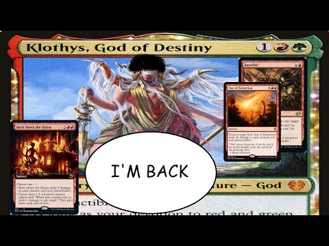 MTG Arena - Klothys, God of Destiny [Historic Brawl]