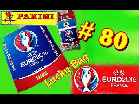 PANINI UEFA EURO 2016 FRANCE new OFFICIAL STICKER ALBUM EM Frankreich new UNBOXING 5 Aufkleber # 80