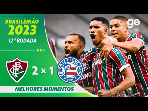 Gols e lances de Fluminense x Bahia