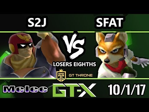 GTX 2017 Melee - Tempo | S2J (Falcon) vs CLG.SFAT (Fox) - SSBM L.Eighths