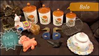 I Found A Merry Mushroom Set 🍄 Thrift Haul from 3 Different Thrift Stores | Spent Less than $40 👍