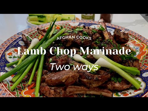 Afghan Grilled Lamb Chops