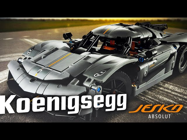Vídeo relacionado con LEGO Technic Hipercoche Koenigsegg Jesko Absolut Gris Coche de Carreras de Juguete de Construcción, Regalo para Niños y Niñas de 10 Años o Más, Kit de Maquetas 42173