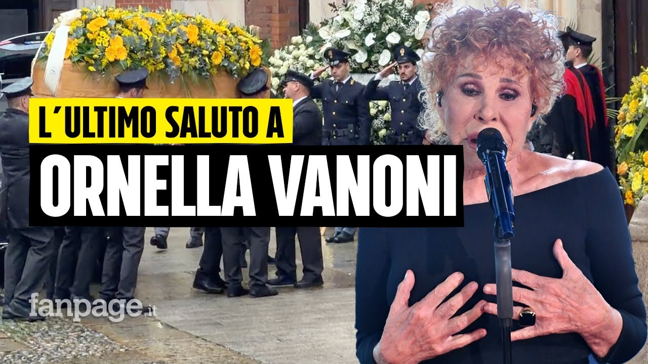 Funerali di Ornella Vanoni, Roberto Vecchioni: "Mi spiace non averle scritto quell'ultima canzone"