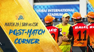IPL 2020 Match 29: Post-match corner: SRH vs CSK #Whistlepodu #Yellove