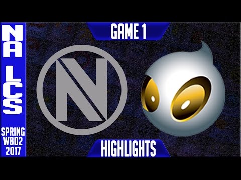 Envyus vs Dignitas Game 1 - NA LCS W8D2 Spring 2017 - NV vs DIG G1