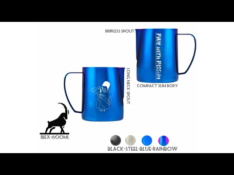 Latte Art | New A-L-A Jug IBEX-600ml Milk Pitcher  | Barista | Coffee
