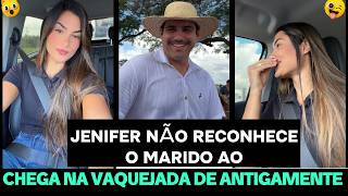 JENIFER EMANUELEN NÃO RECONHECE O MARIDO AO CHEGAR NA VAQUEJADA DE ANTIGAMENTE! 😱