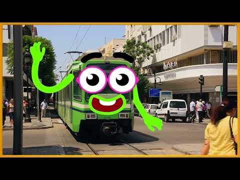 TÅGSÅNGEN • Tågfilm för barn • Lång version (med dansande tåg)