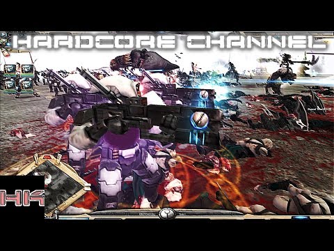 Warhammer 40 000 Soulstorm No Limit Mod RT - 1v3 Tau vs Eldars vs DE Предел возможного
