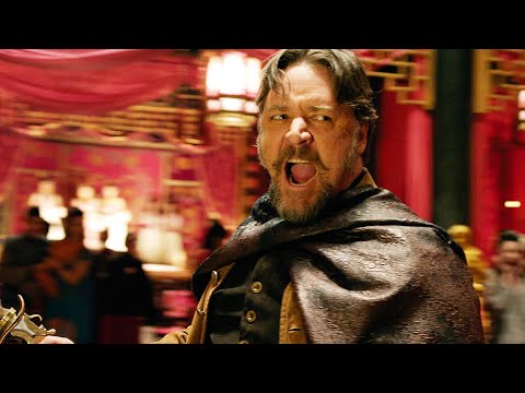 Russell Crowe Arrives In Jungle Village | The Man With The Iron Fists