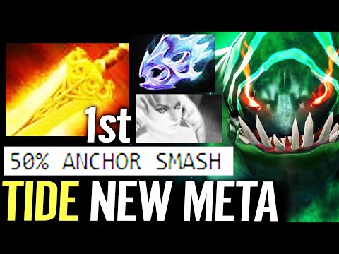 🔥 NEW META Tidehunter Radiance 1st Slot + Moonshard — 50% Smash Chance Counter NAGA Dota 2 Pro