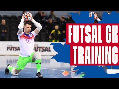 Close-Range Shot-Stopping & Reflex Drills | England Futsal Goalkeeper Training | Futsal Lions