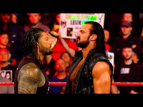 Roman Reigns clashes with Drew McIntyre - This Sunday at WrestleMania
