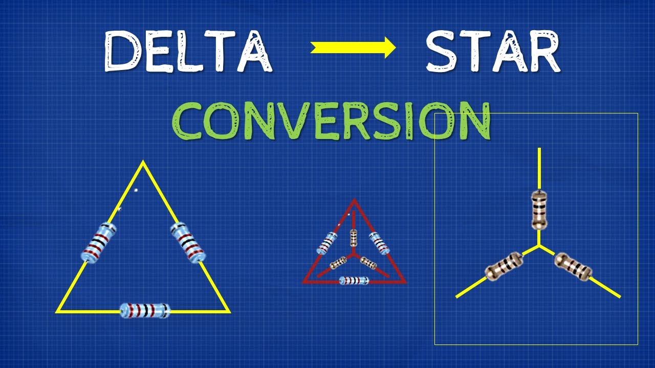 Delta to Star Conversion [ Solved Example]